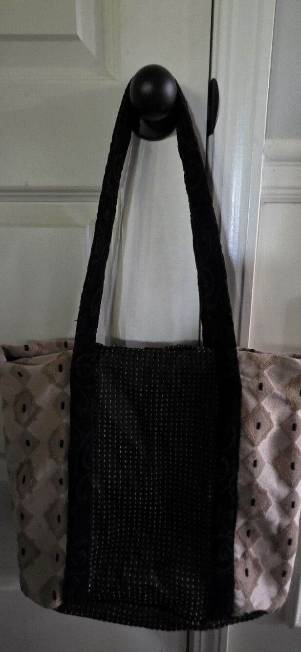 Coach Patchwork / Hobo Bag Purse With a Coach Scarf - Picture 10 of 13